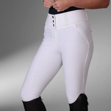 Shires Ladies Aubrion Optima MX Breeches White| Online For Equine