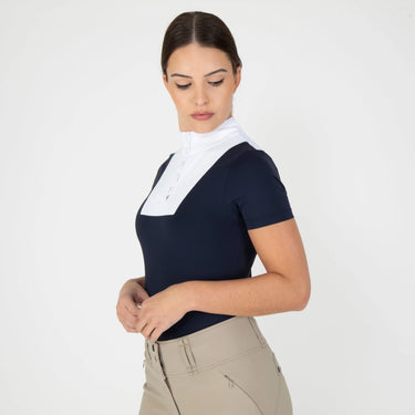 Shires Ladies Aubrion Optima MX Show Shirt Navy| Online For Equine