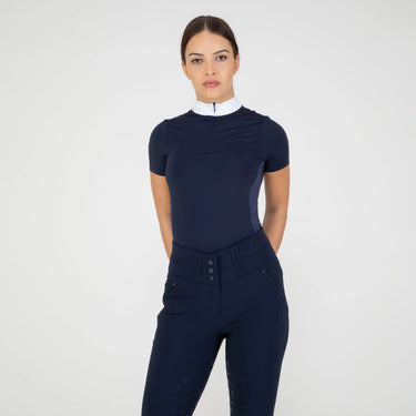 Shires Ladies Aubrion Optima Navy PX Show Shirt| Online For Equine