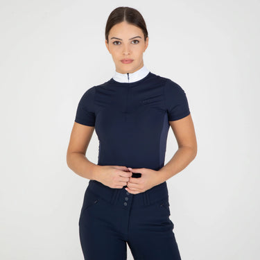 Shires Ladies Aubrion Optima Navy PX Show Shirt| Online For Equine