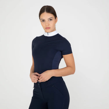Shires Ladies Aubrion Optima Navy PX Show Shirt| Online For Equine