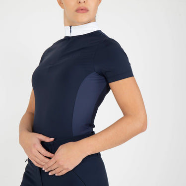 Shires Ladies Aubrion Optima Navy PX Show Shirt| Online For Equine