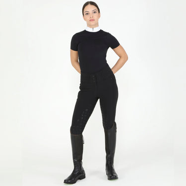 Shires Ladies Aubrion Optima PX Breeches Black| Online For Equine