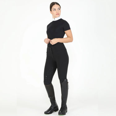 Shires Ladies Aubrion Optima PX Breeches Black| Online For Equine