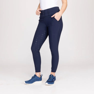 Shires Ladies Aubrion Optima PX Breeches Navy| Online For Equine