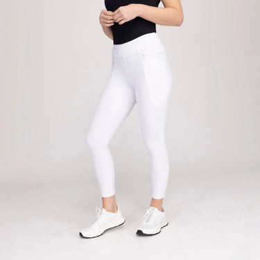 Shires Ladies Aubrion White Optima GX Riding Tights| Online For Equine