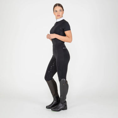 Shires Ladies Black Aubrion Optima PX Riding Tights| Online For Equine