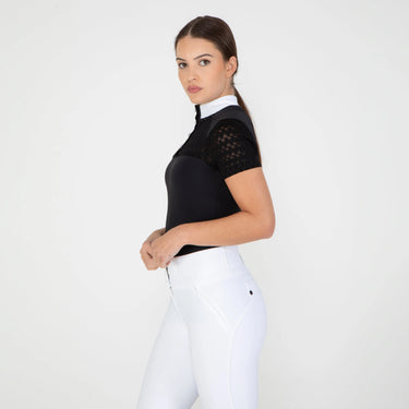 Shires Ladies Black Aubrion Optima VX Show Shirt| Online For Equine