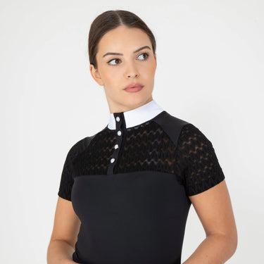 Shires Ladies Black Aubrion Optima VX Show Shirt| Online For Equine