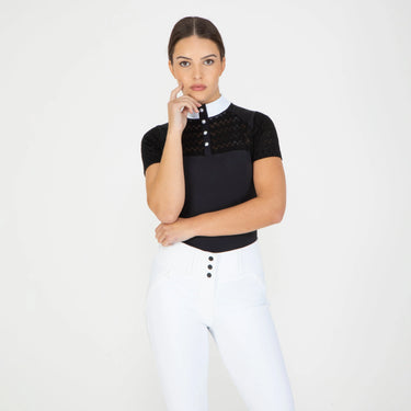 Shires Ladies Black Aubrion Optima VX Show Shirt| Online For Equine