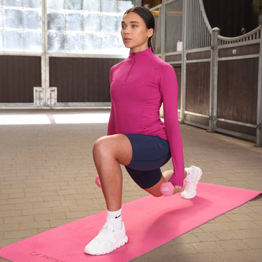 Shires Ladies Fuchsia Aubrion React Long Sleeve Base Layer| Online For Equine