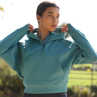 Shires Ladies Haze Aubrion React Quarter Zip Hoodie| Online For Equine