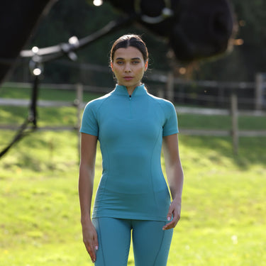 Shires Ladies Haze Aubrion React Short Sleeve Base Layer| Online For Equine