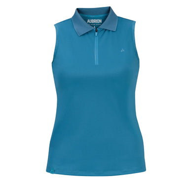 Shires Ladies Kingfisher Aubrion React Sleeveless Tech Polo| Online For Equine