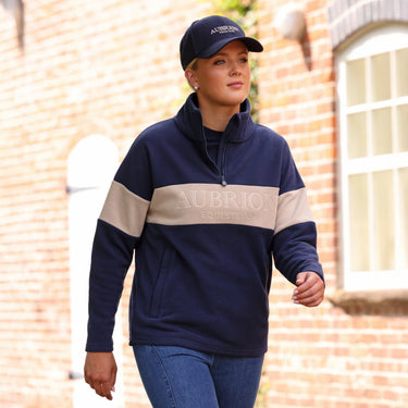 Shires Ladies Midnight Aubrion Equestrian Quarter Zip Fleece| Online For Equine