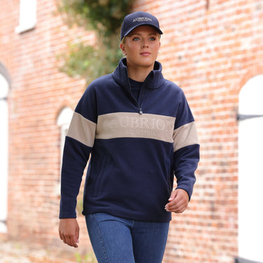 Shires Ladies Midnight Aubrion Equestrian Quarter Zip Fleece| Online For Equine