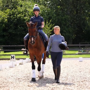 Shires Ladies Midnight Aubrion Equestrian Short Sleeve Base Layer| Online For Equine