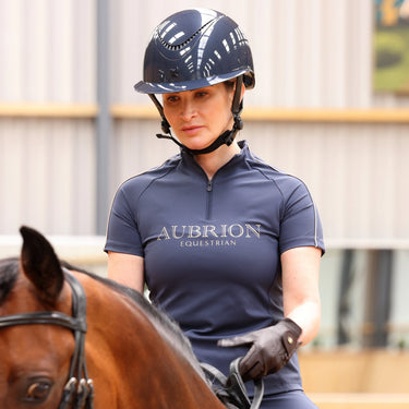Shires Ladies Midnight Aubrion Equestrian Short Sleeve Base Layer| Online For Equine