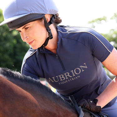 Shires Ladies Midnight Aubrion Equestrian Short Sleeve Base Layer| Online For Equine