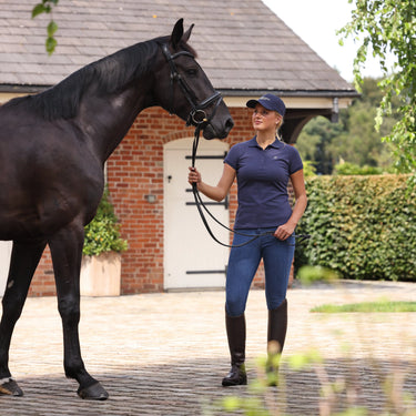 Shires Ladies Midnight Aubrion Equestrian Short Sleeve Polo| Online For Equine