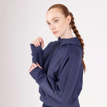 Shires Ladies Midnight Aubrion React Quarter Zip Hoodie