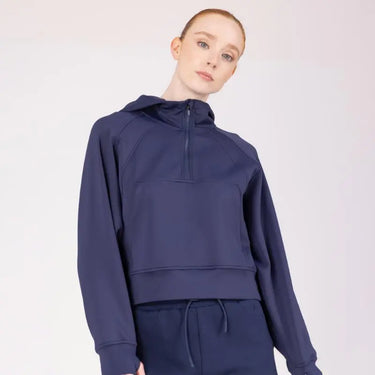 Shires Ladies Midnight Aubrion React Quarter Zip Hoodie| Online For Equine