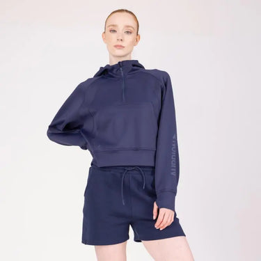 Shires Ladies Midnight Aubrion React Quarter Zip Hoodie| Online For Equine
