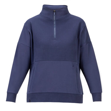 Shires Ladies Midnight Aubrion React Quarter Zip Sweater| Online For Equine