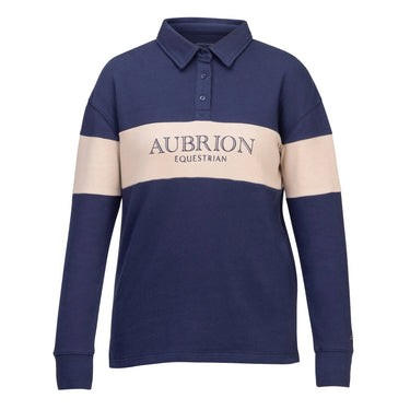 Shires Ladies Midnight/Taupe Aubrion Equestrian Button Sweatshirt| Online For Equine