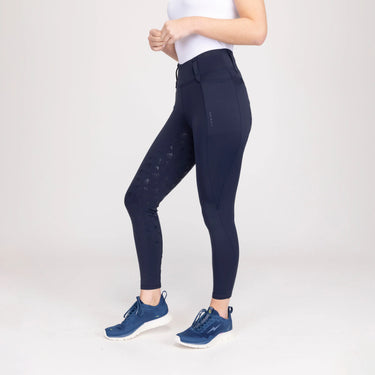 Shires Ladies Navy Aubrion Optima MX Riding Tights| Online For Equine
