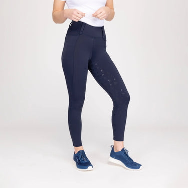 Shires Ladies Navy Aubrion Optima MX Riding Tights| Online For Equine