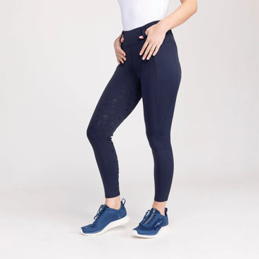 Shires Ladies Navy Aubrion Optima MX Riding Tights| Online For Equine