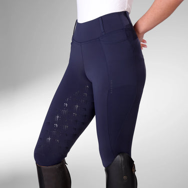 Shires Ladies Navy Aubrion Optima PX Riding Tights| Online For Equine