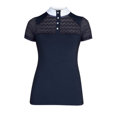 Shires Ladies Navy Aubrion Optima VX Show Shirt| Online For Equine
