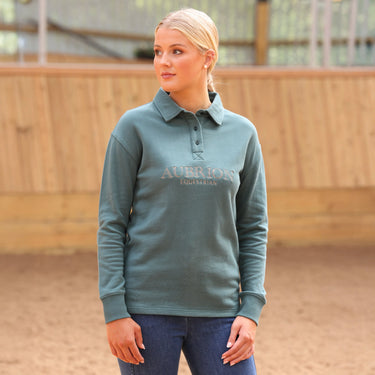 Shires Ladies Thyme Aubrion Equestrian Button Sweatshirt| Online For Equine