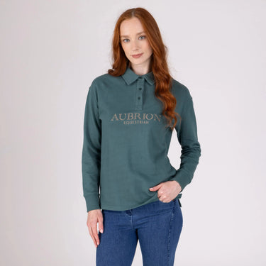 Shires Ladies Aubrion Equestrian Button Sweatshirt| Online For Equine