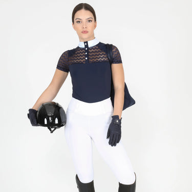 Shires Ladies White Aubrion Optima MX Riding Tights| Online For Equine