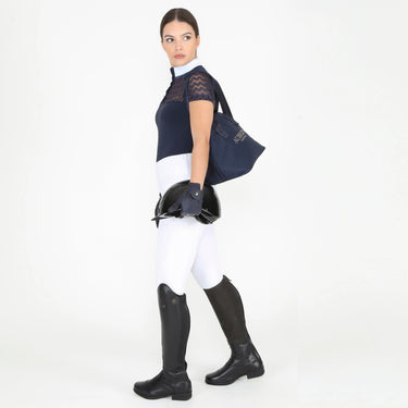 Shires Ladies White Aubrion Optima MX Riding Tights| Online For Equine