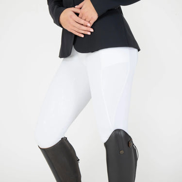 Shires Ladies White Aubrion Optima PX Riding Tights| Online For Equine