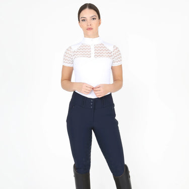 Shires Ladies White Aubrion Optima VX Show Shirt| Online For Equine