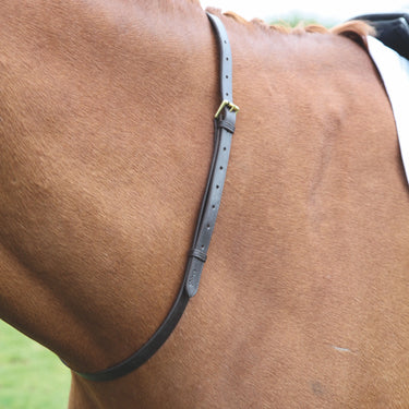 Buy Shires Leather Neck Strap-60" x 3/4" (18mm)-Havana| Online for Equine
