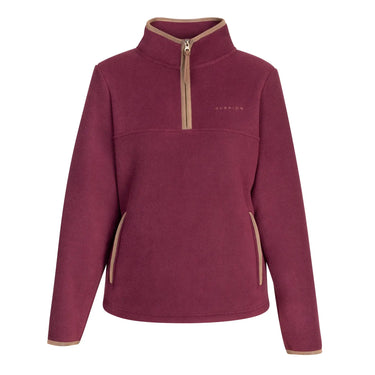 Shires Maroon Aubrion Core Half Zip Fleece| Online For Equine