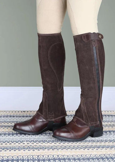 Buy Shires Moretta Adult's Suede Half Chaps| Online for Equine
