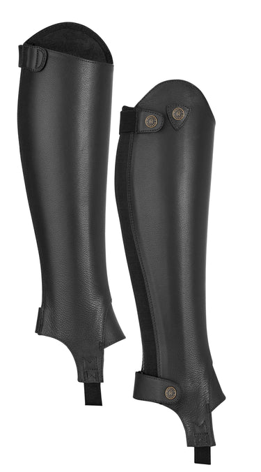 Shires Moretta Adults Black Leather Gaiters| Online For Equine