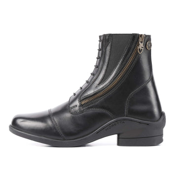 Buy Shires Moretta Black Alessia Side Zip Paddock Boots| Online for Equine