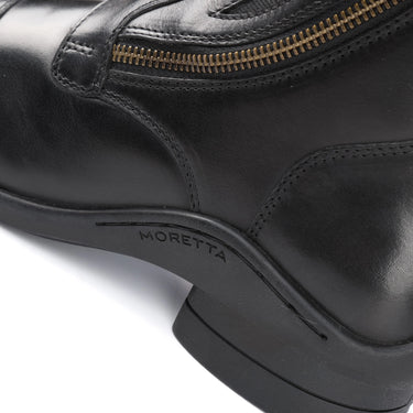 Buy Shires Moretta Black Alessia Side Zip Paddock Boots| Online for Equine