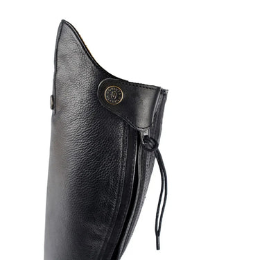 Buy Shires Moretta Black Gianna Lace Front Long Leather Riding Boots (Regular Height)| Online for Equine