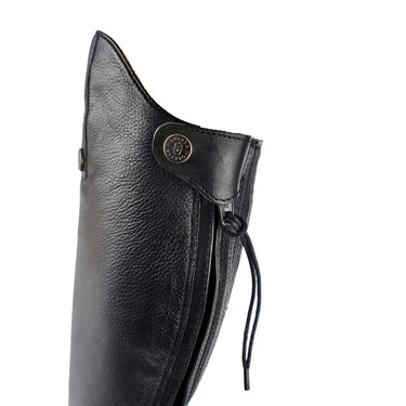 Buy the Shires Moretta Black Tall Leg Length Gianna Lace Front Long Leather Riding Boots | Online for Equine