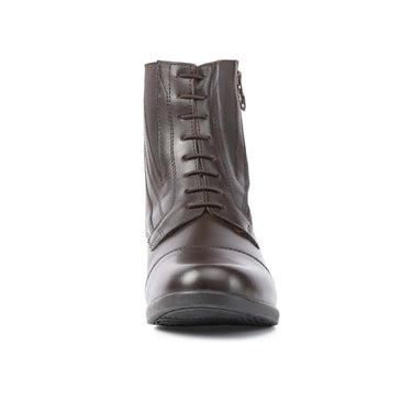 Buy the Shires Moretta Brown Alessia Side Zip Paddock Boots | Online for Equine