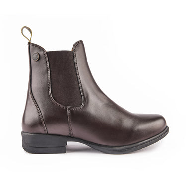 Buy the Shires Moretta Brown Alma Synthetic Jodhpur Boots | Online for Equine